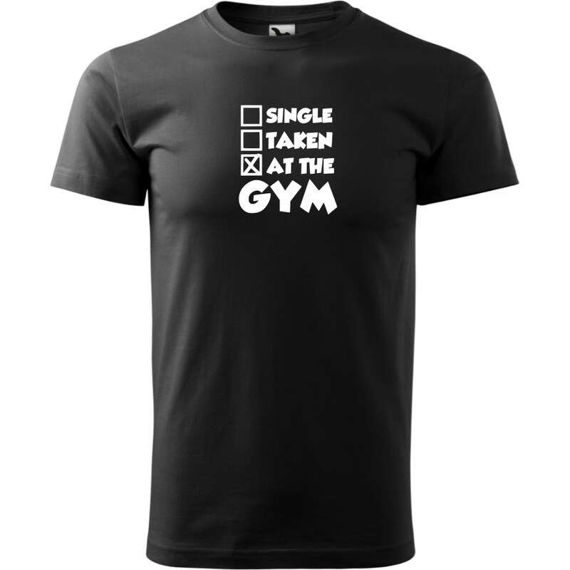 Fenomeno Pánské tričko - At the gym - černé