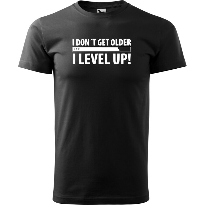 Fenomeno Pánské tričko - I level up - černé