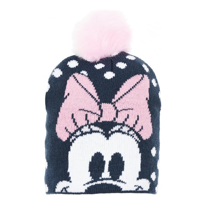 Minnie Mouse - licence Dívčí zimní čepice - Minnie Mouse HS4042, tmavě modrá