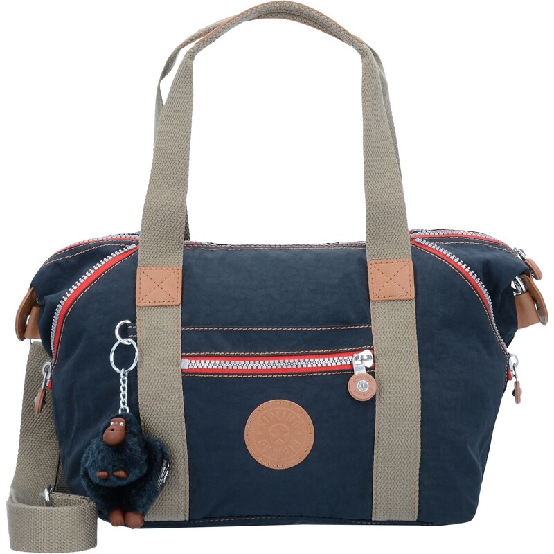 KIPLING Kabelka světle béžová / ultramarínová modř / červená 98138631
