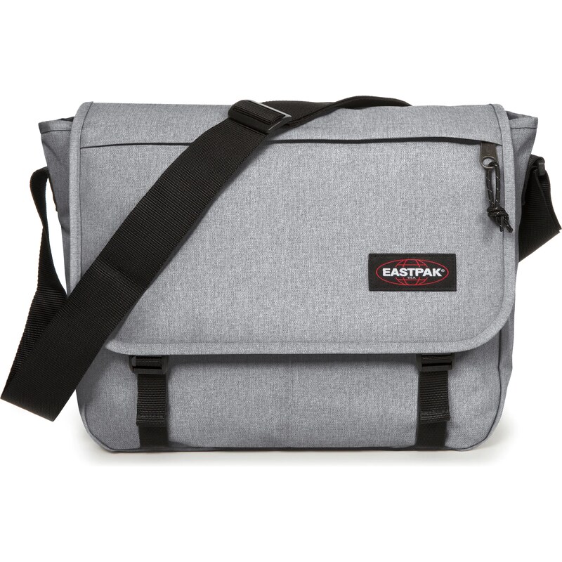 EASTPAK Messenger šedý melír / červená / černá / bílá