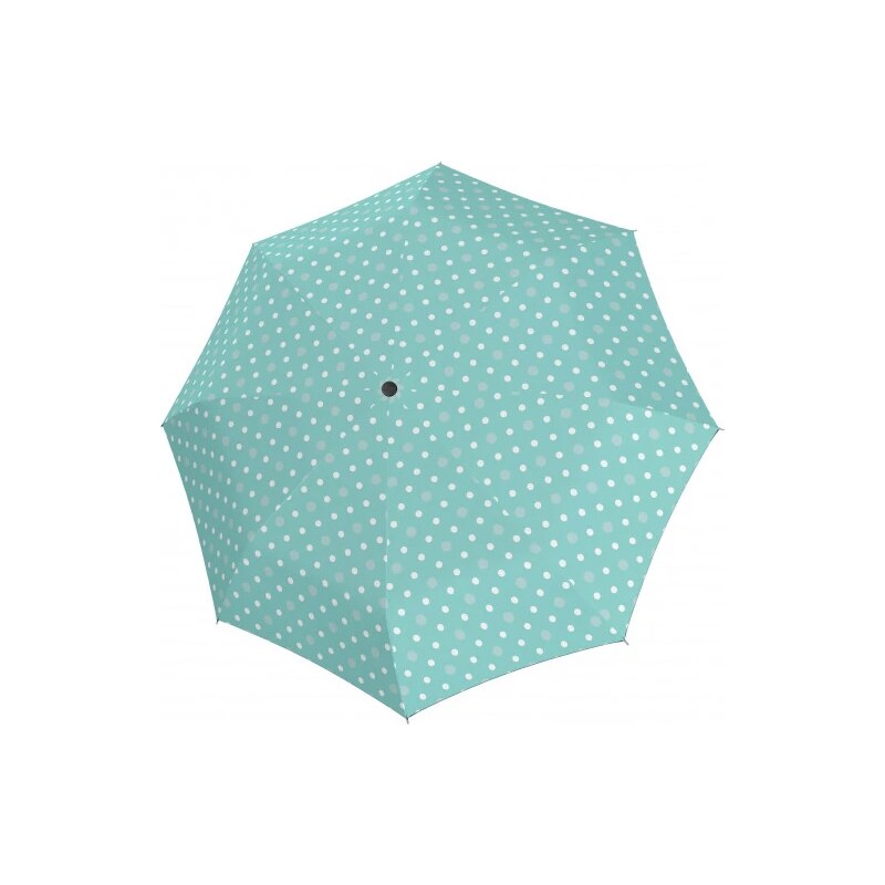 Dětský holový deštník MAXI KIDS DOTS 72680D - světle zelený/puntík