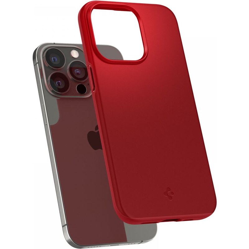 Ochranný kryt pro iPhone 13 Pro - Spigen, Thin Fit Red