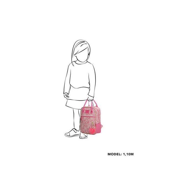 Beagles Růžový dětský batoh „Skyfall“