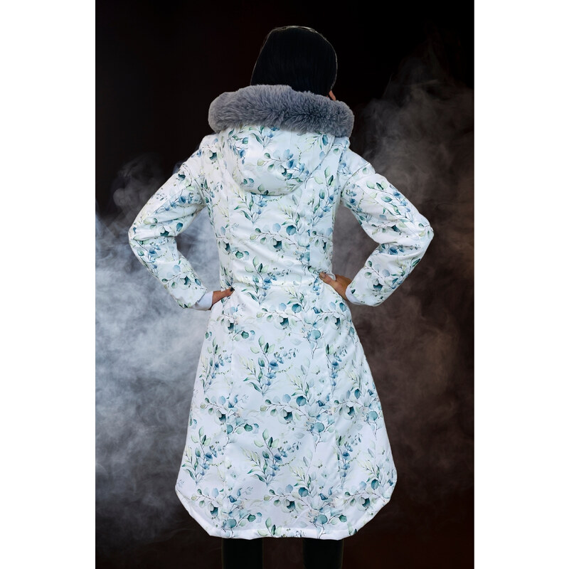 ELLEM czech original design Luxusní zimní dámský kabát Freya vás okouzlí vzhledem a svou lehkostí!