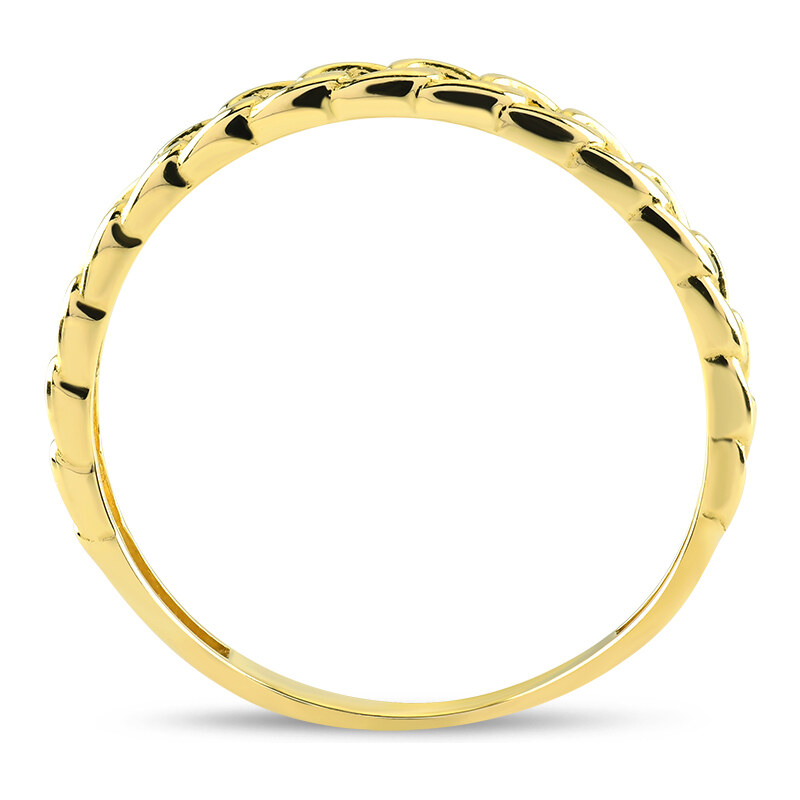 Lillian Vassago Jemný celozlatý prsten LLV85-GR008