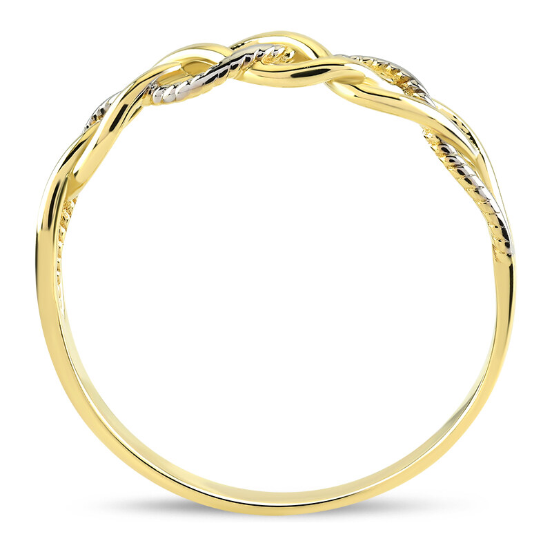 Lillian Vassago Ladný prsten z kombinovaného zlata LLV85-GR037