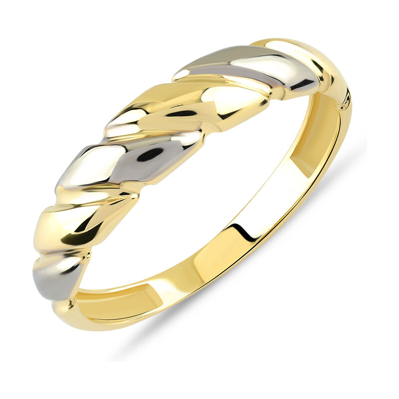 Lillian Vassago Elegantní prsten z kombinovaného zlata LLV85-GR039 85527633