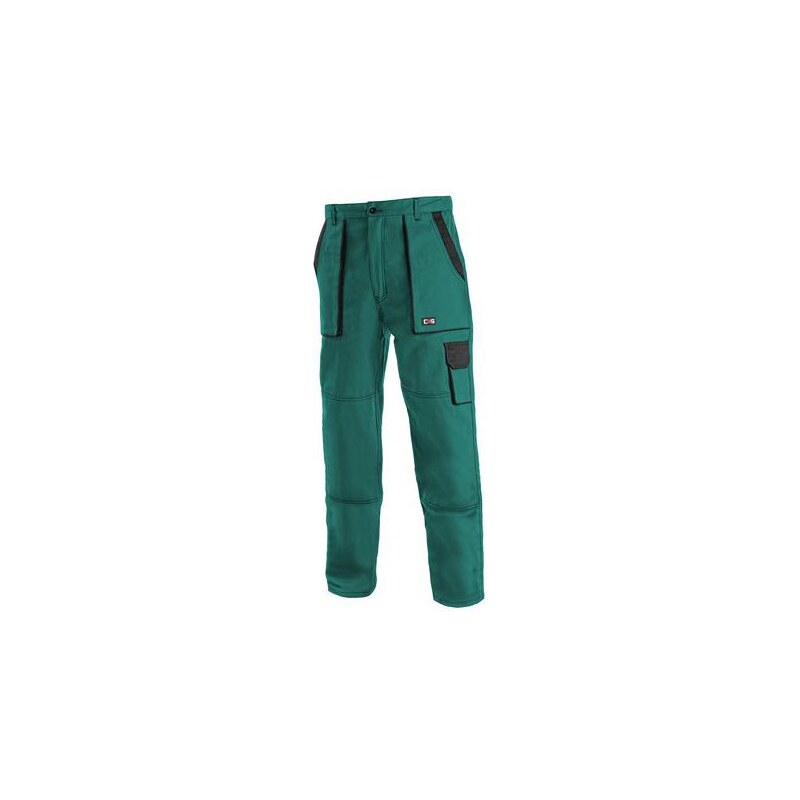 Pánské montérkové kalhoty CXS, zelené/černé, vel. 60