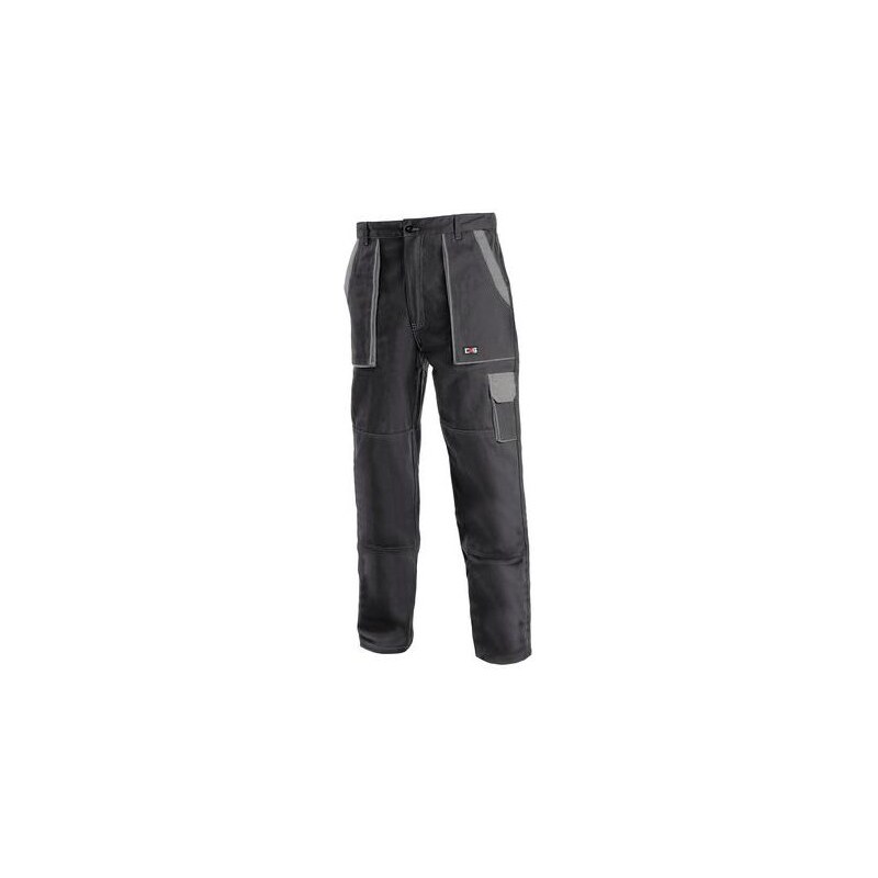 Pánské montérkové kalhoty CXS, černé/šedé, vel. 50