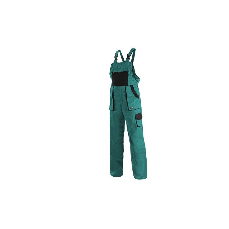 Dámské montérkové kalhoty CXS s laclem, zelené/černé, vel. 54