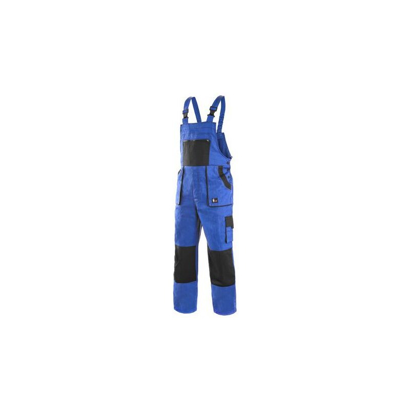 Zimní pánské montérkové kalhoty CXS s laclem, modré/černé, vel. 58