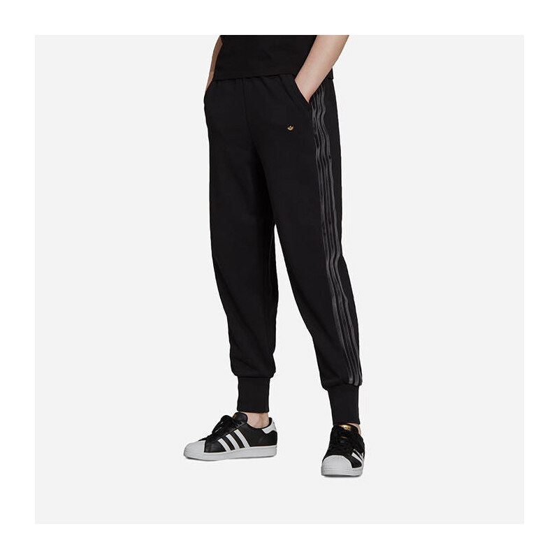 adidas Originals Cuffed Pants with Velvet Stripes and Trefoil Rivet H18036  - GLAMI.cz