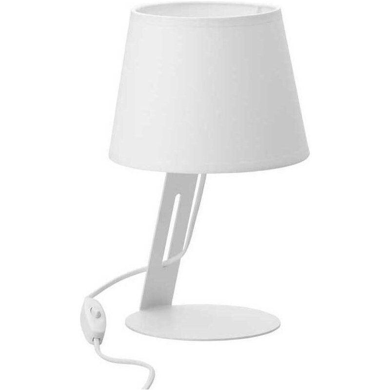 TK Lighting Stolní lampa GRACIA 1xE27/60W/230V bílá TK5132