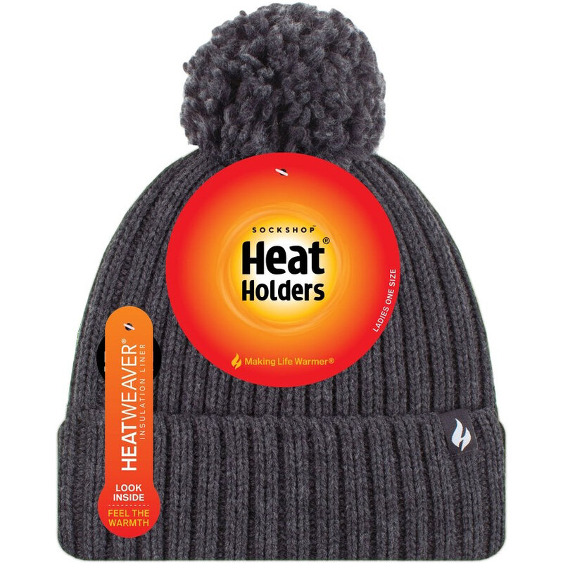 Dámská zimní čepice Heat Holders Arden Charcoal šedá 109623736