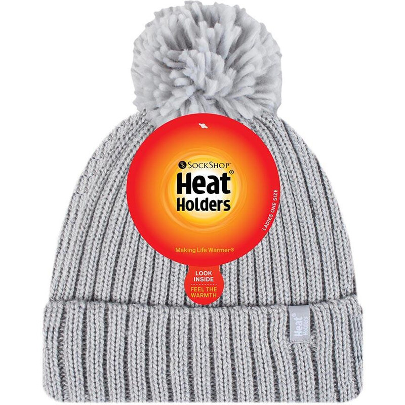 Dámská zimní čepice Heat Holders Arden Light Grey šedá 109623737