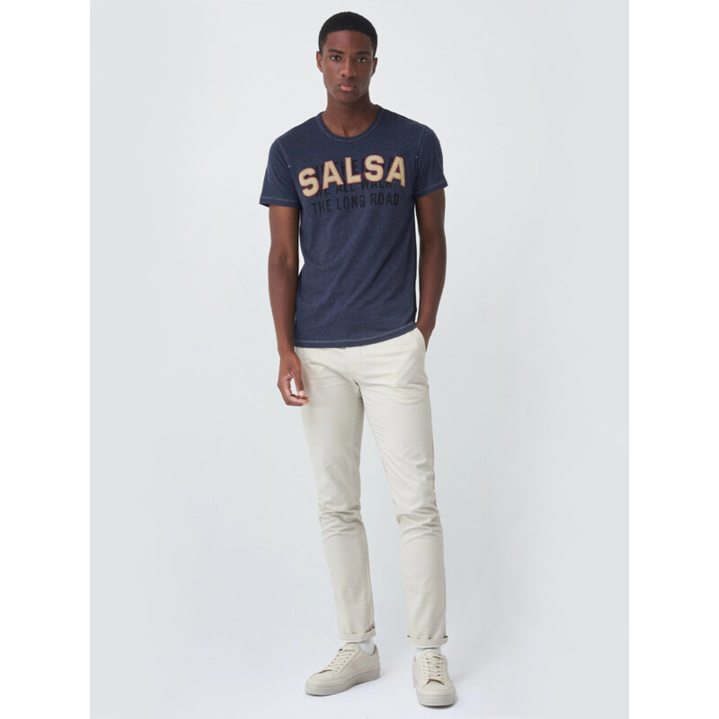 Salsa Jeans Salsa pánské tmavě modré tričko