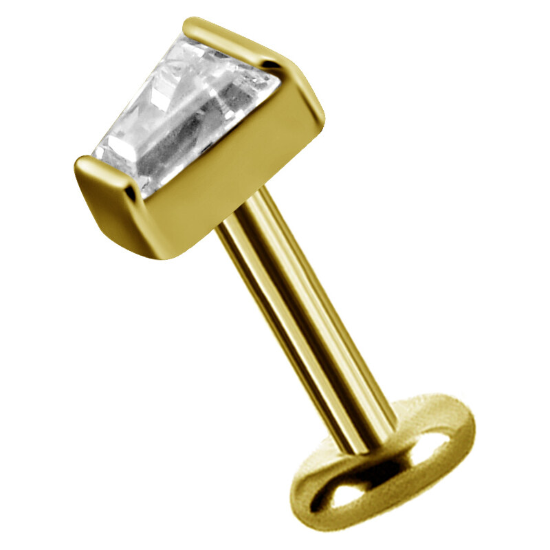 Atreya Koncovka Baguete z 18k žlutého zlata 750/1000 s prémiovým 64750130