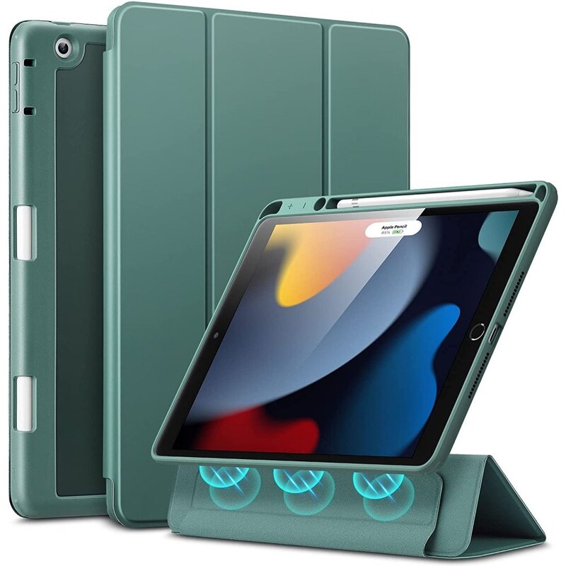 Pouzdro / kryt pro iPad 10.2 (2021/2020/2019) - ESR, Rebound Hybrid Frosted  Green - GLAMI.cz