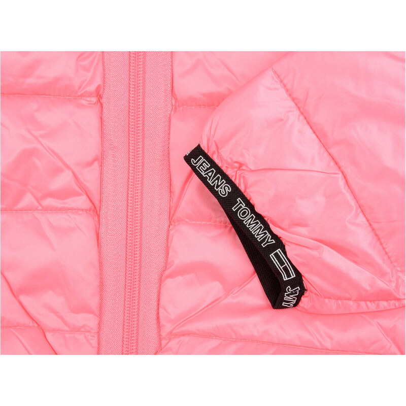 Dámská růžová prošívaná bunda Tommy Hilfiger