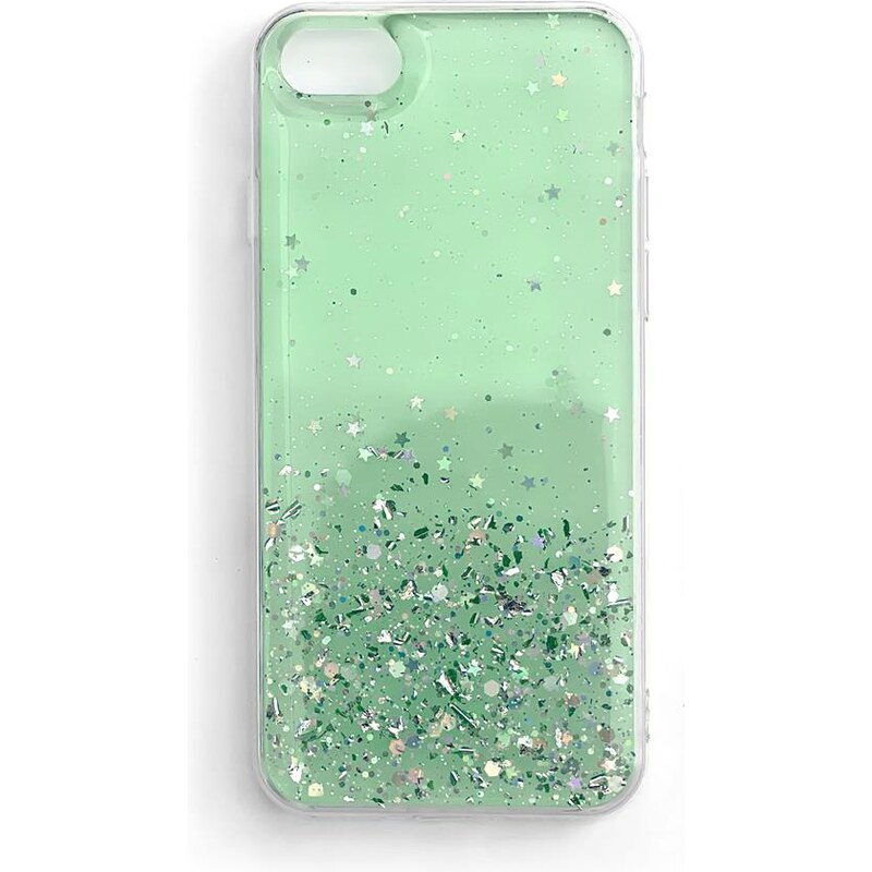 WOZINSKY Wozinsky Star Glitter silikonové pouzdro pro Xiaomi Redmi Note 10S zelená