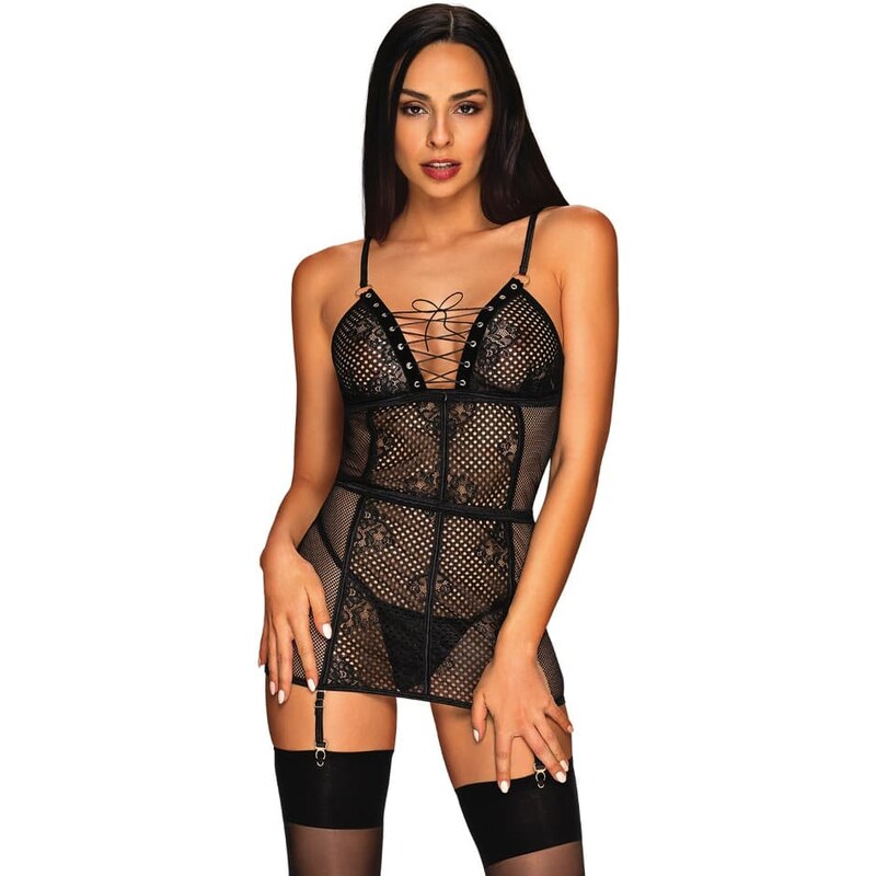 Pikantní košilka Basitta chemise - Obsessive