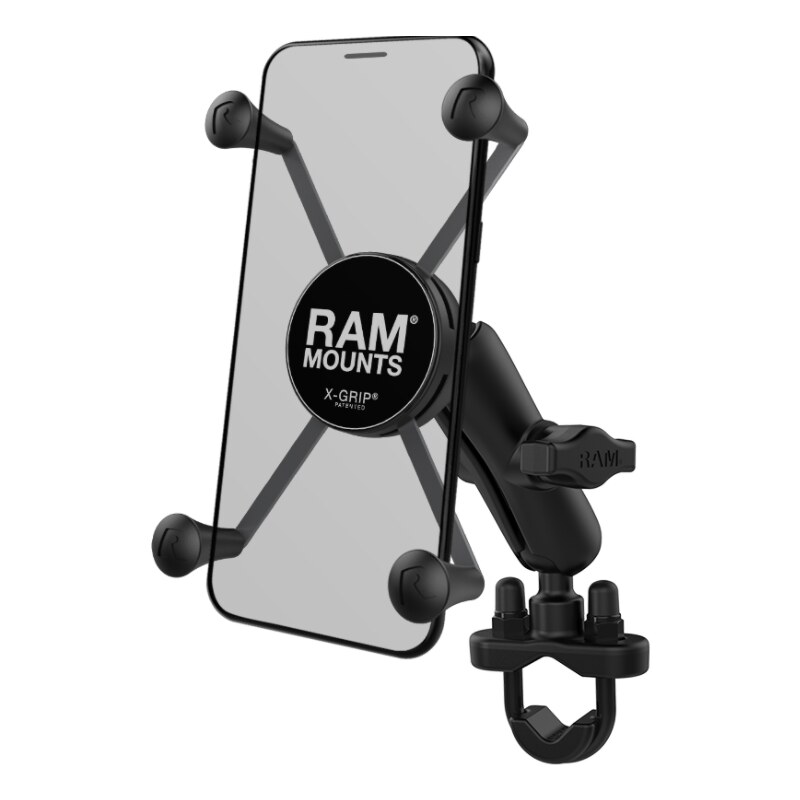 Držák na mobil X-GRIP s objímkou na řídítka pro větší telefony RAM MOUNTS