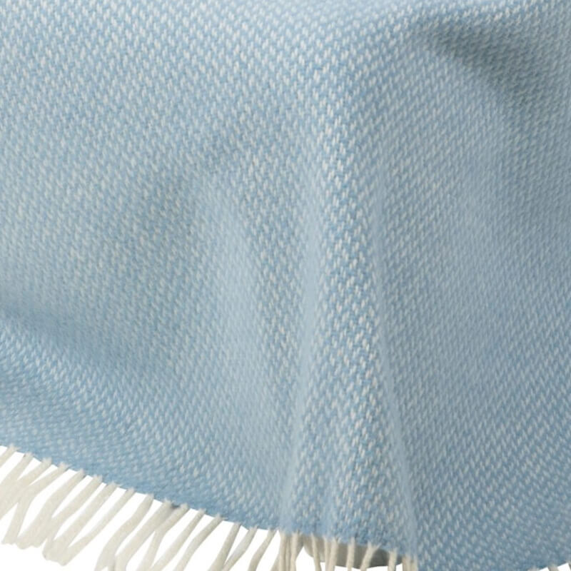 Dětská deka Merino vlna / kašmír Baby Blue 100 x 70 cm John Hanly