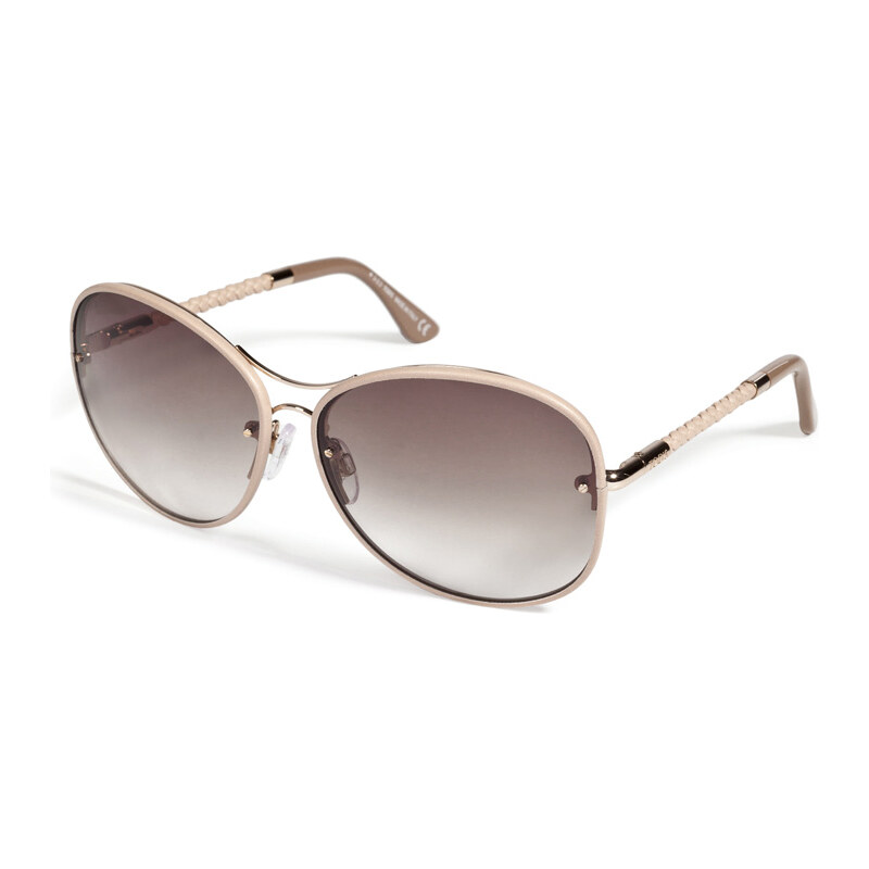 Tods Gradient Sunglasses with Leather Handles