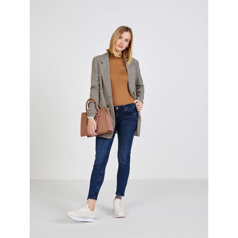 Tmavě modré skinny fit džíny Pepe Jeans Lola Zip - Dámské