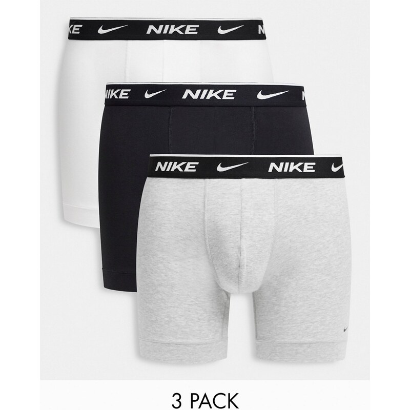 Nike boxer brief 3 pack in grey