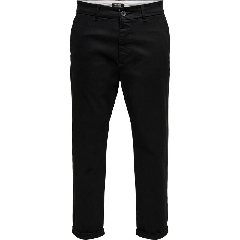 Only & Sons Chino kalhoty Kent černá