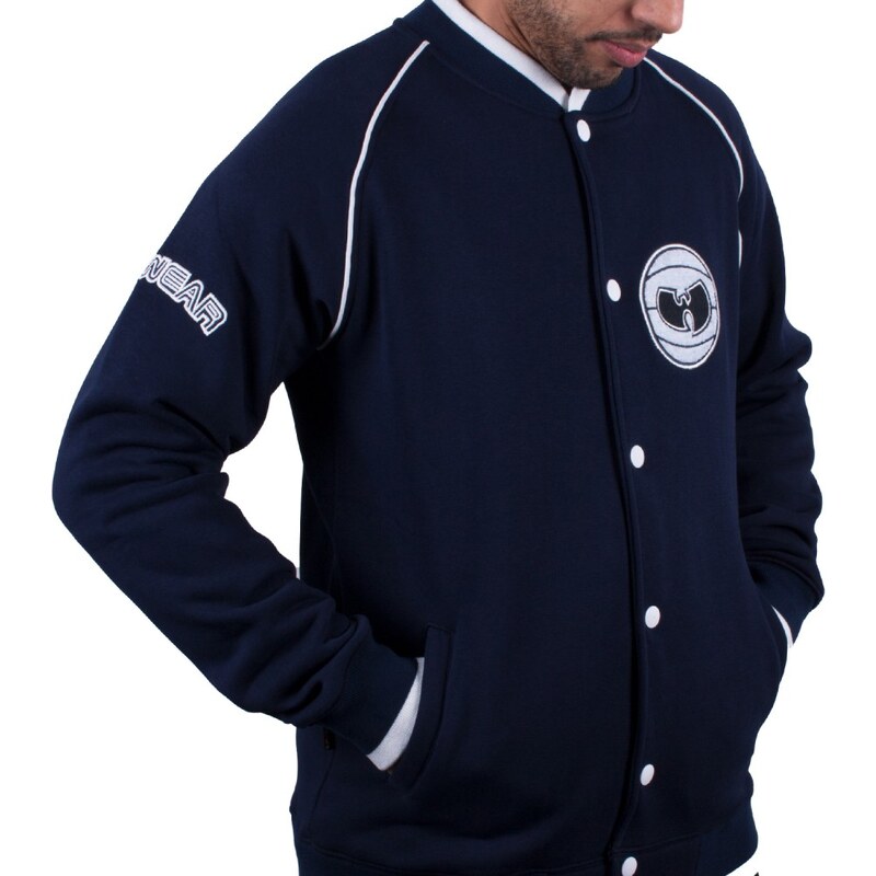 killabeez.cz Bunda Wu Wear Basketball Sweat Jacket - tmavě modrá