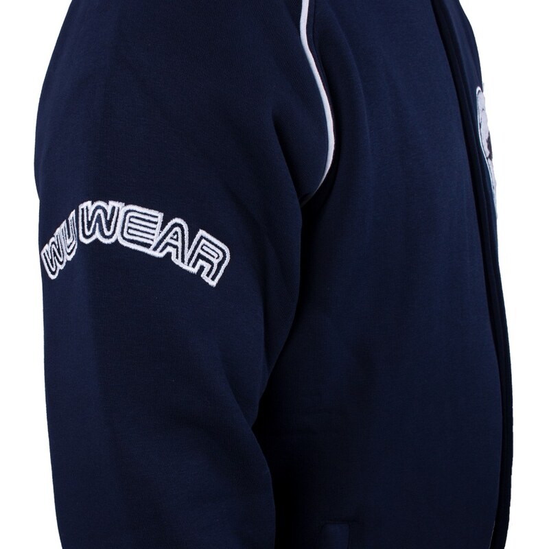 killabeez.cz Bunda Wu Wear Basketball Sweat Jacket - tmavě modrá