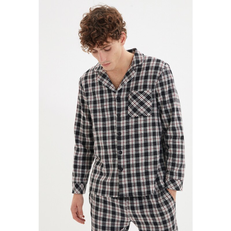 Pánská pyžamová souprava Trendyol Plaid