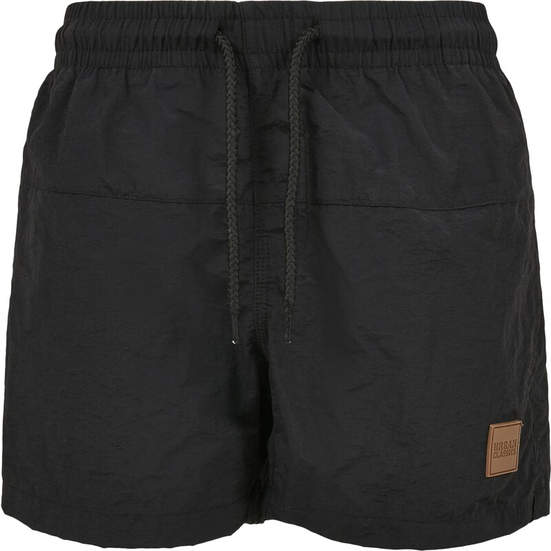 Urban Classics Plavecké šortky hnědá / černá