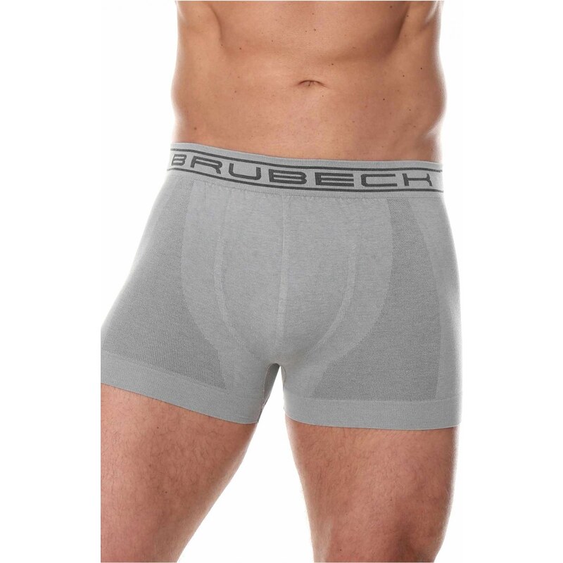 BRUBECK Pánské boxerky 00501A grey