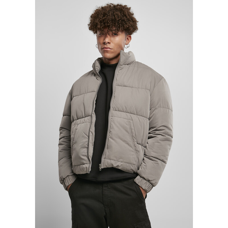 Urban Classics Asfaltová bunda Cropped Puffer Jacket
