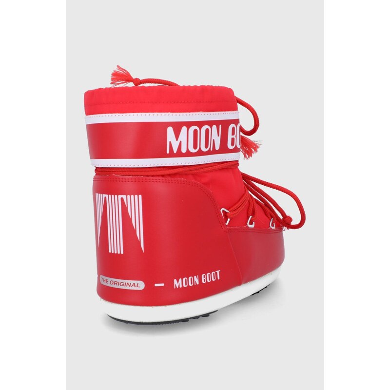 Sněhule Moon Boot Classic Low 2 červená barva