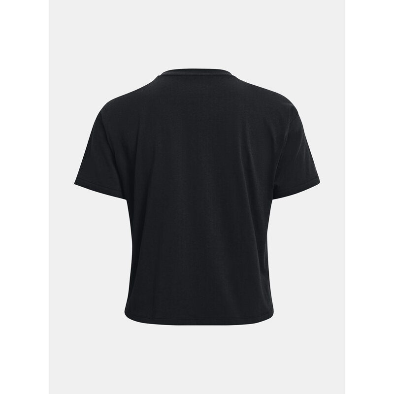 Under Armour Tričko Live Chroma Graphic Tee-BLK - Dámské