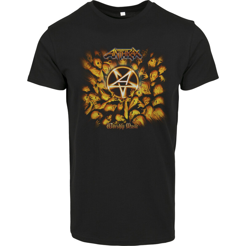 Merchcode Černé tričko Anthrax Worship