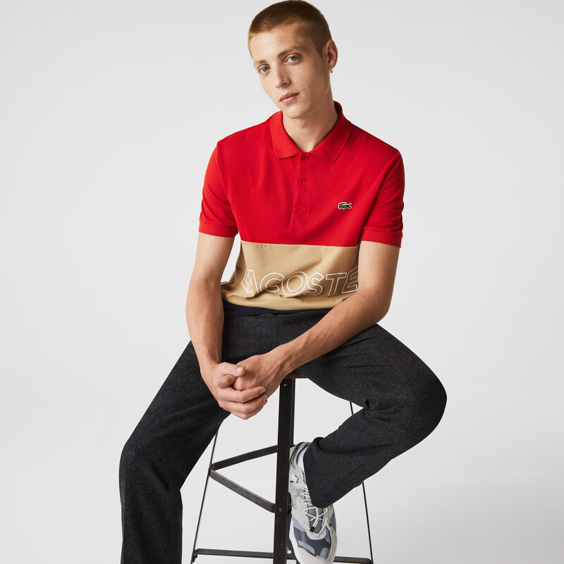 Lacoste mužský velmi světlý košile polo vyrobené z bavlny, Regular Fit