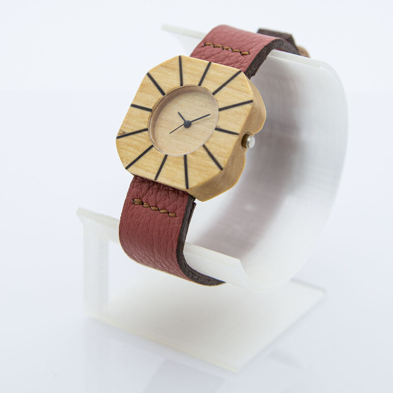 Katyba Dřevěné hodinky Art Habr - V.Č.: 00203