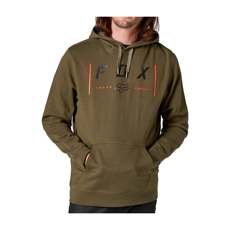 Mikina Fox Locker Pullover Fleece fatigue green