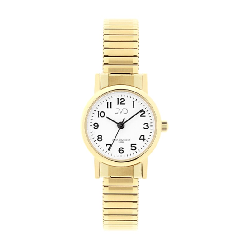 JVD Dámské zlacené náramkové hodinky JVD steel J4010.5