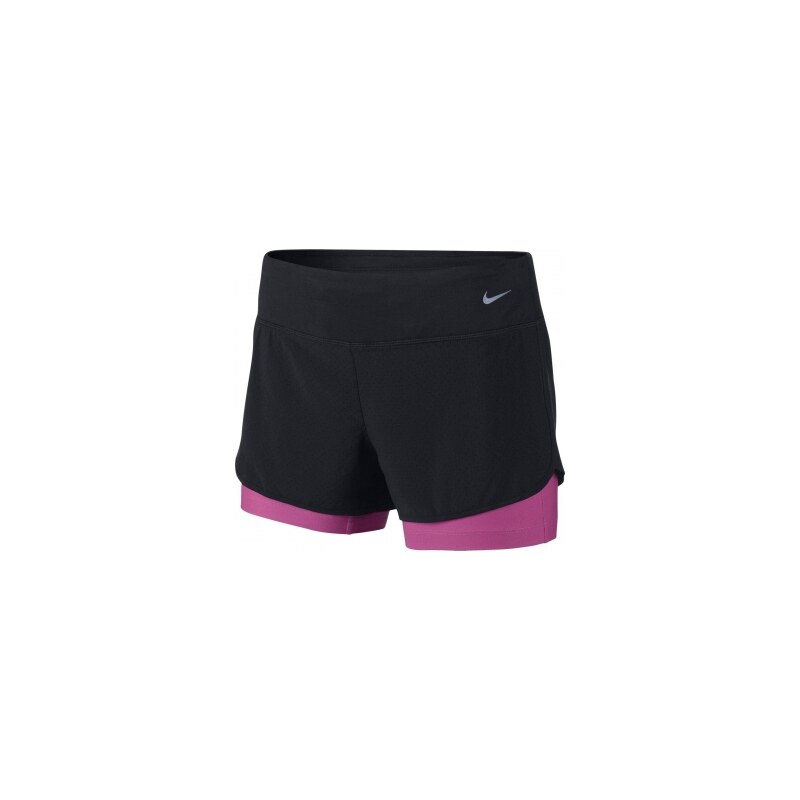 Nike PERFORATED RIVAL 2IN1 SHORT černá XS