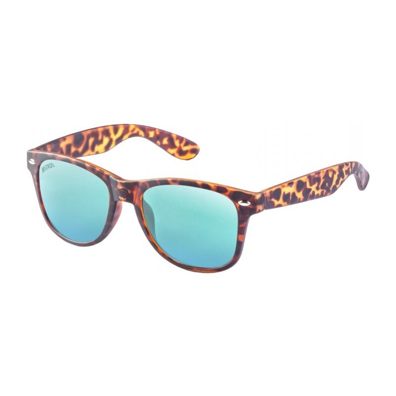 URBAN CLASSICS Sunglasses Likoma Youth - havanna/blue