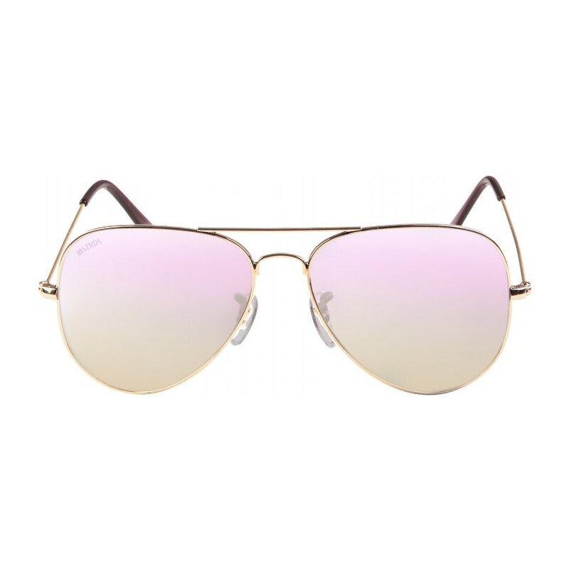 URBAN CLASSICS Sunglasses PureAv - gold/rosé