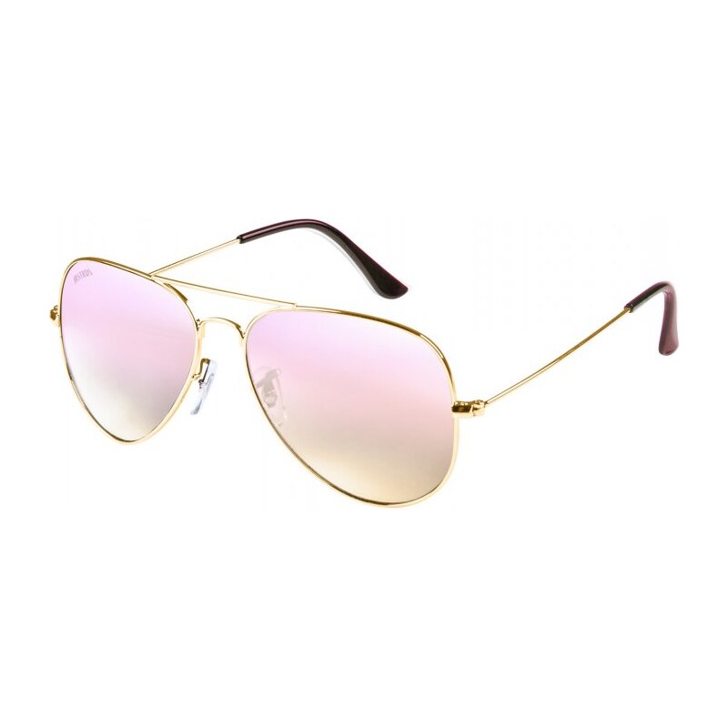 URBAN CLASSICS Sunglasses PureAv - gold/rosé