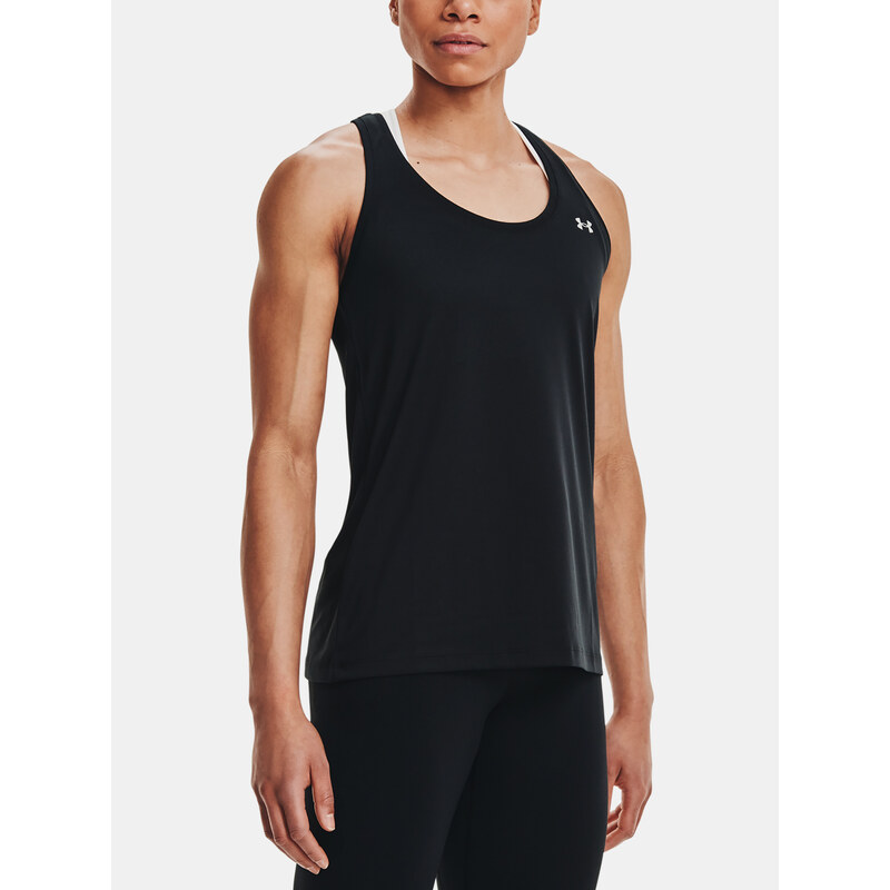 Under Armour Tílko Tech Tank - Solid-BLK - Dámské